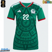 Mexico Hirving Lozano #22 Hjemmedrakt Dame EM 2024 Kortermet